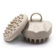 Private Logo Wheat Straw Head Scalp Massage Body Shower Bath Spa Slimming Massage brush Set