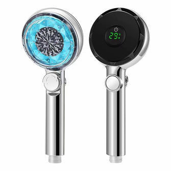 New Design Temperature Display Hand Shower Ionic Shower Head