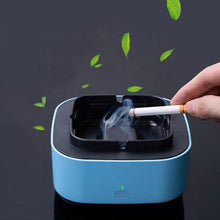 Battery power home indoor daily use smoke ashtray anion purifying air purifier