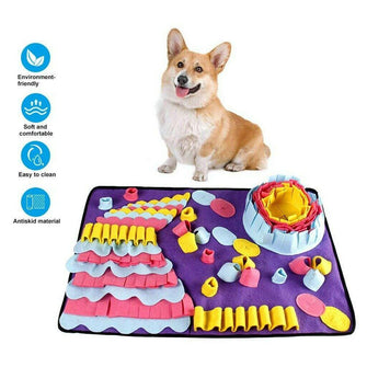 Hot Selling Dog Puzzle Toys Rich Pet Foraging Pads for Smell Training and Slow Food Stimulation Toys for Dogs