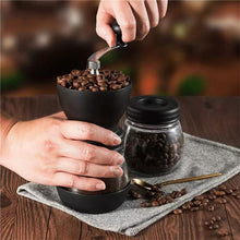 Wholesale Mini Food Grade PP Body Ceramic Core Stainless Steel Handle Espresso Manual Coffee Bean Grinder Set for Sale