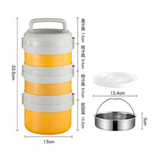 Stainless Steel Vacuum Lunch Box Large-capacity Multi-layer Lunch Box Student Insulated Rice Bucket