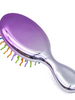 Electroplated candy color portable hairdressing massage comb Gradual colorful air cushion scalp hair comb