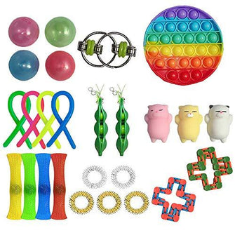 Release Decompression Toy Set Pinnacle Release Decompression DIY Squeeze Dice Pull Rope Rubik's Cube Toy