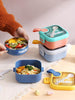 304 Stainless Steel or Plastic Liner Kids Lunch Box with Handle Insulation Food Bowl with Spoon/Scissors