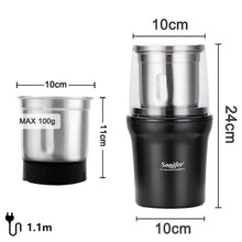 Household stainless steel detachable water washing grinder electric grinder coffee grinder