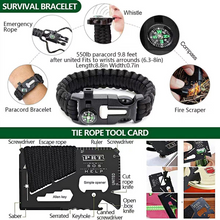 Outdoor camping multi-functional tools, sub field survival equipment, SOS defense articles