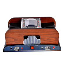 New Casino 2 Deck Wooden Automatic Poker Card Shuffler Machine Playing card shuffler