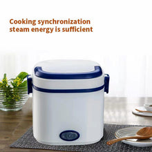 Mini Electric Rice Cooker Steamer Portable Meal Thermal Heating Lunch Box Food Container Warmer Stainless Steel OEM