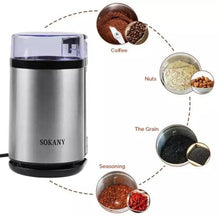 Stainless steel wire drawing detachable water washing grinder household electric grinder coffee grinder