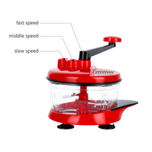 Multi-function Manual Food Processor Swift Food Vegetable Chopper With Stainless Steel Blades