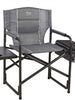 Adjustable Outdoor Camping Polyester Fabric folding grey director's Chair