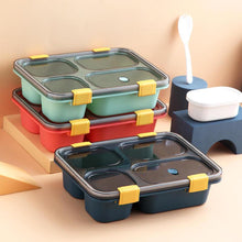 Plastic lunchbox canteen student microwave heating adult office lunch Boxes