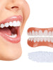 Comfort Fit Flex Teeth - Upper and Lower Matching Set, Natural Shade! Fix Your Smile at Home Within Minutes!