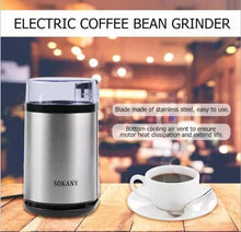 Stainless steel wire drawing detachable water washing grinder household electric grinder coffee grinder