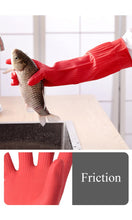 Household gardening use clean long sleeves work protective durable latex coated glove hand job safety gloves