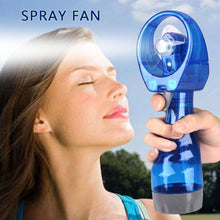 Mini Water Spray Fan Handheld Portable Cooling Humidifier Misting Air Conditioner Desktop Cooling H4P6