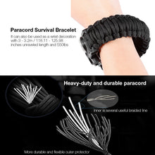 Parachute Bracelet 550 Emergency Survival Bracelet Compass Multifunctional Scraper Camping Hiking Parachu