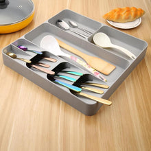 Kitchen Drawer Organizer Tray Spoon Cutlery Separation Finishing Storage Box Cutlery Kitchen Storage Organization Accessories