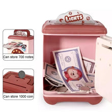 Hot Selling Kid Electronic Fingerprint Saving Money Box Mini Atm Piggy Bank