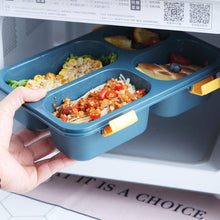 Plastic lunchbox canteen student microwave heating adult office lunch Boxes