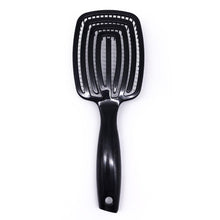 3D 360 Curved Wave Wet Dry Hair Hollow Out Detangling Hairbrush Straight Curly Hair Scalp Massage Comb