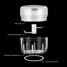 Multifunction Household Kitchen Food Processor USB Rechargeable Electric Mini Onion Vegetable Garlic Chopper Blender