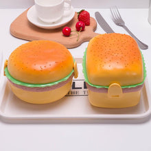 Creative Cute Burger Student Lunch Box Microwave Bento Box Multi-layer Kids Lunch Box