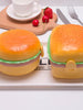 Creative Cute Burger Student Lunch Box Microwave Bento Box Multi-layer Kids Lunch Box