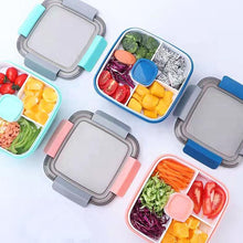 Stackable Loncheras food container Children's adult salad Plastic lunch box with tableware