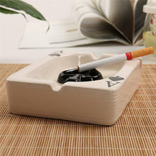 Wholesale cheap price ashtray creative ashtray poker ceramic ashtray for sale