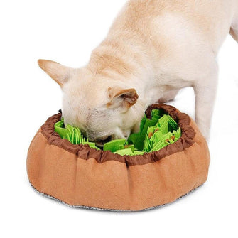 Dogs bowl Mat Pet Leak Food Anti Choking Mat Cat Dog Training Blanket Nose Work Toy Pet Slowing Feeding Mat