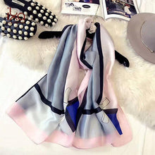 High Quality Customized Women Ladies 100% Silk Material Satin Hair Summer Scarf