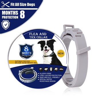 Pet repellent collar Small and medium-sized cat and dog repellent collar Adjustable mosquito repellent and flea repellent collar