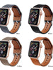 Genuine Leather Watch Bands For Apple Watch Strap Genuine Calf Leather Bracelet For iWatch Series 6/SE/5/4/3/2/1