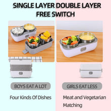 2023 high-quality single-layer portable adult gift set electric heater food container nurse lunch box