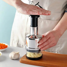 Kitchen Accessories Stainless Steel Manual Handheld Food Chopper Vegetable Onion Press Chopper