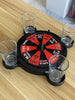 Adult wheel shoot roulette drinking game with glasses drinking games for adults