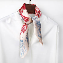 Custom Satin Women Mullberry Square Silk Scarf OEM Wholesale High Quality Scarves 100% Natural Silk Screen Printed Scarves