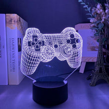 3D Night Light Lamp Gaming Room Desk Setup Decor table Game Console Icon Logo Sensor Light Kids Child Bedside Gift Birthday Xmas