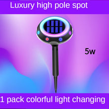 New Solar Ground Plug Light Landscape Light Outdoor Waterproof Garden Decoration Buried Light Lighting Small Street Light